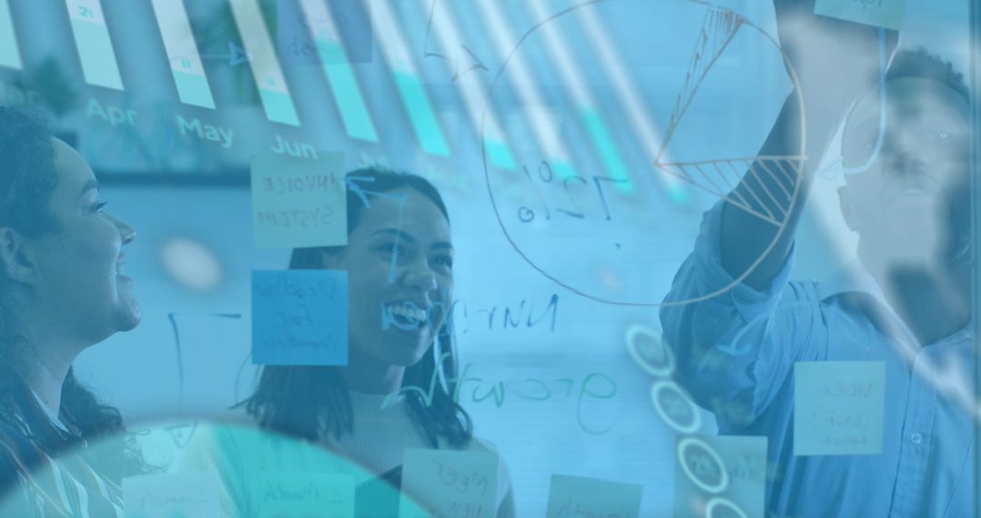 Diverse Team Syncing on Digital Financial Strategy