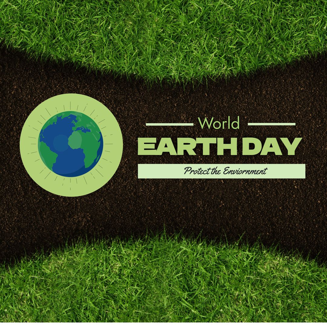 Promoting Earth Day Environmental Awareness with Nature Illustration