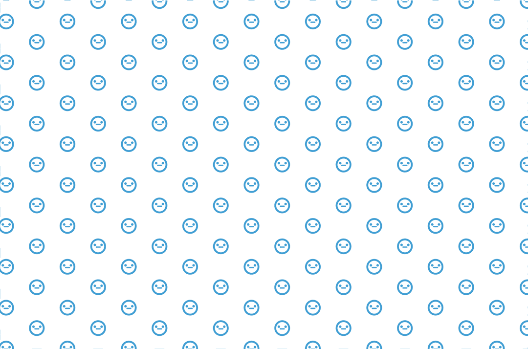 Seamless Emoji Icons Pattern on Transparent Background