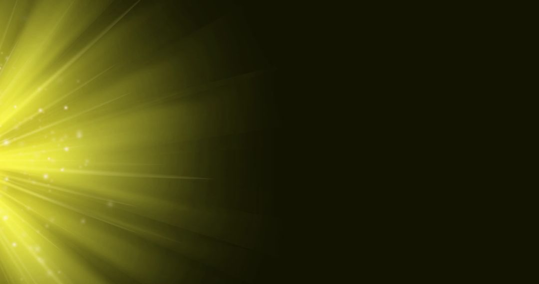 Luminous Abstract Light Radiating on Dark Background