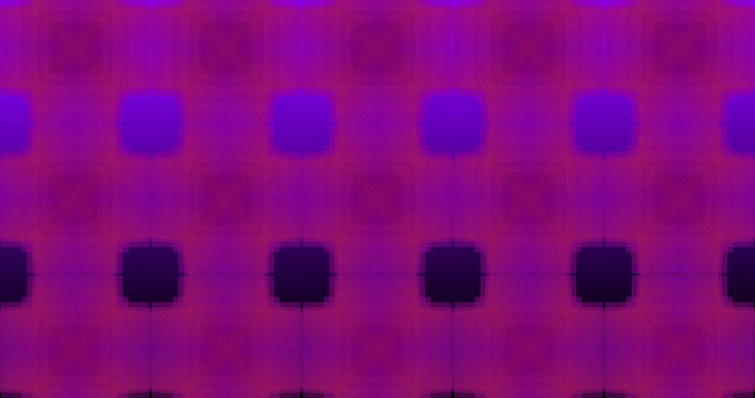 Vibrant Pink Squares with Hypnotic Motion on Purple Gradient