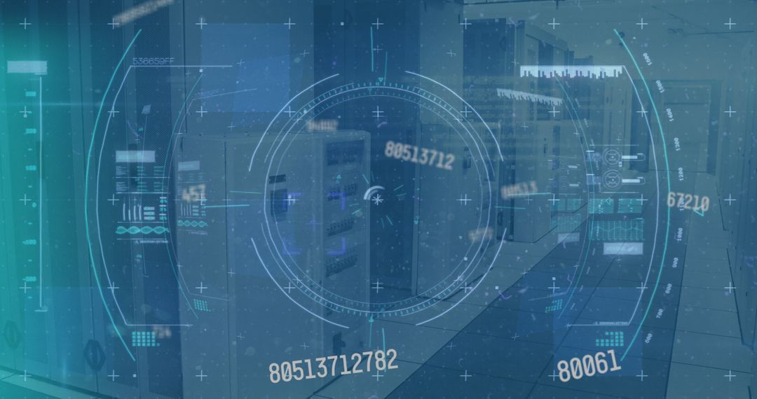 Digital interface with data processing in modern office
