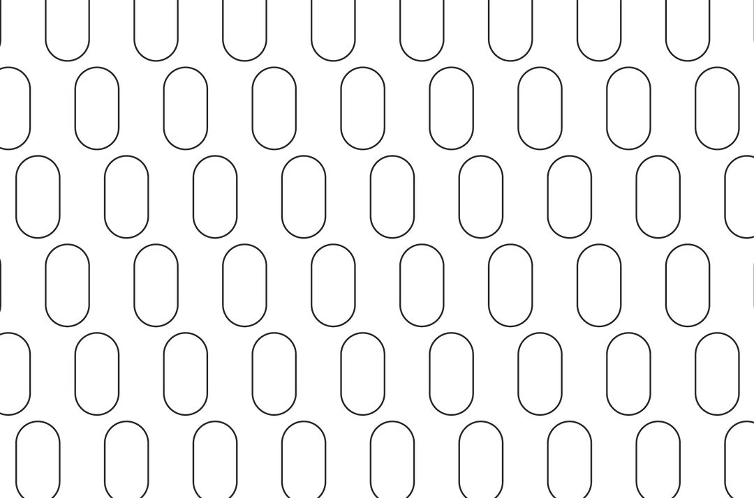 Abstract Black Oval Pattern on Transparent Background