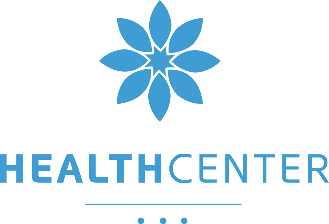 Transparent Health Center Flower Emblem Vector