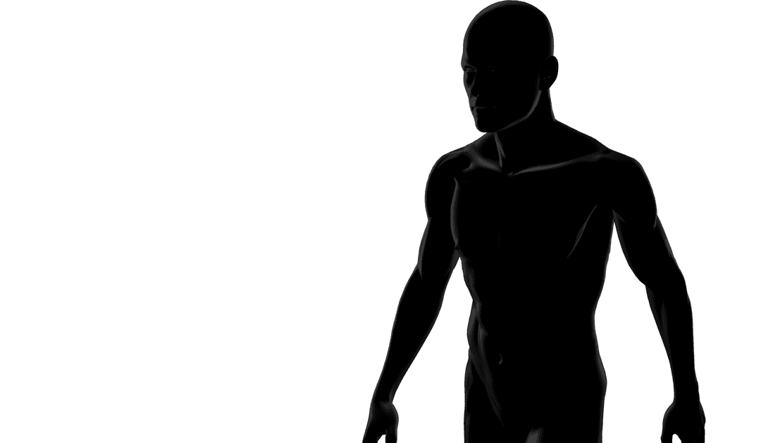 Silhouette of Man on Transparent Background for Lifestyle and Sport Uses