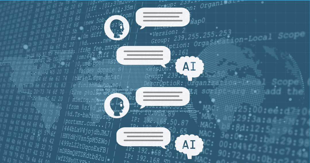 AI Communication Network with Global Data Interface