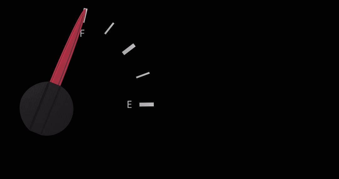 Full Fuel Gauge Needle Red Background - Free Images, Stock Photos and Pictures on Pikwizard.com