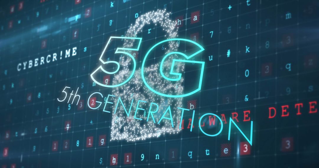 5G Technology with Cybercrime Security Concept