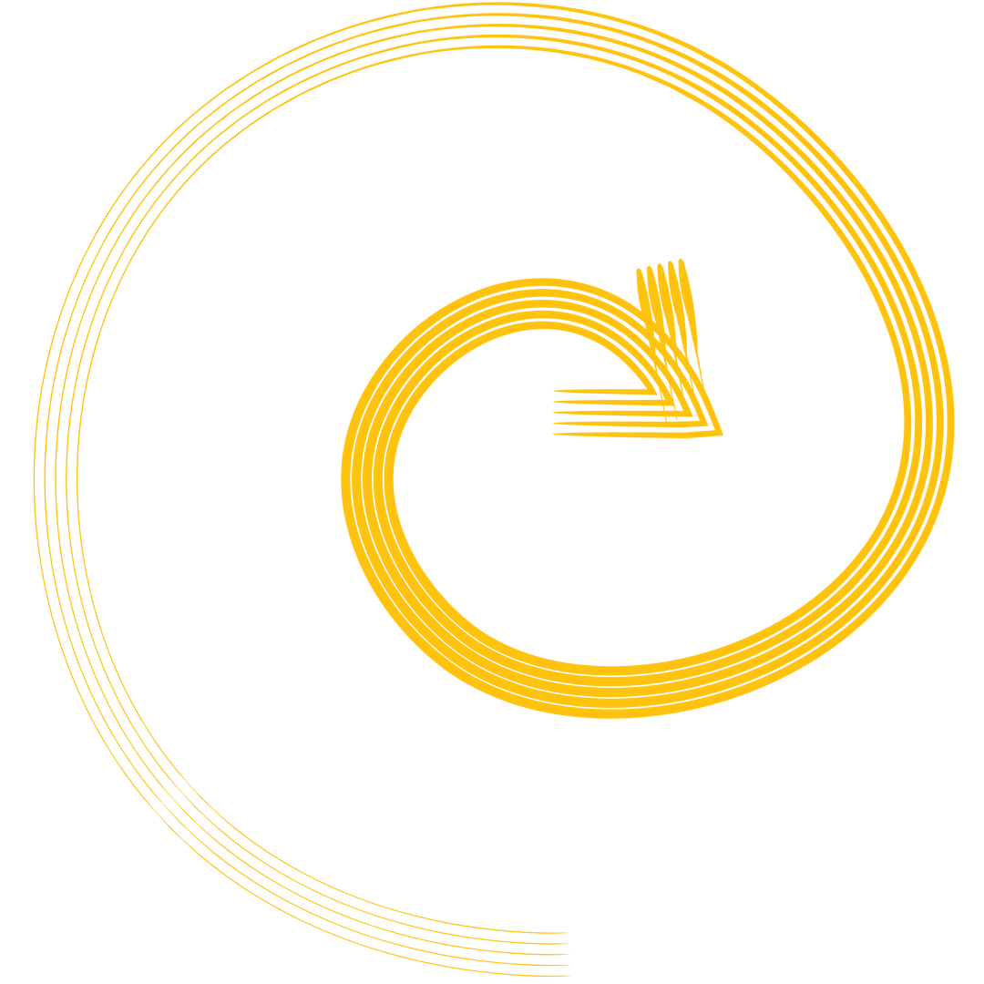 Spiral Yellow Arrow Illustrating Transparency and Direction Concepts