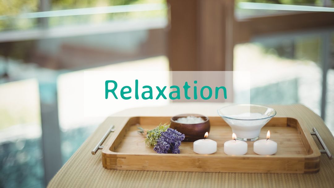 Serene Spa Ambience with Candles and Lavender for Tranquil Relaxation