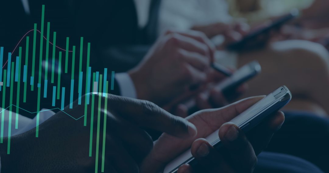 Diverse Professionals Analyzing Digital Financial Data Concept