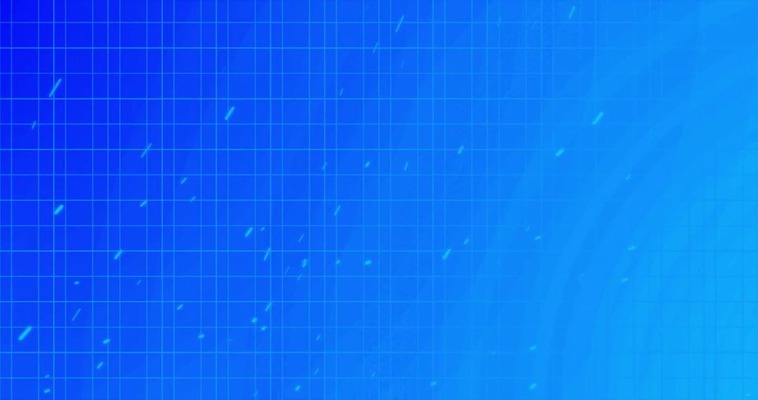 Abstract Digital Blue Background with Geometric Grids