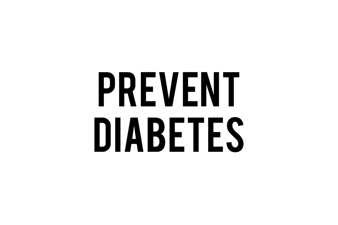 Prevent Diabetes Text on Transparent Background for Health Initiatives