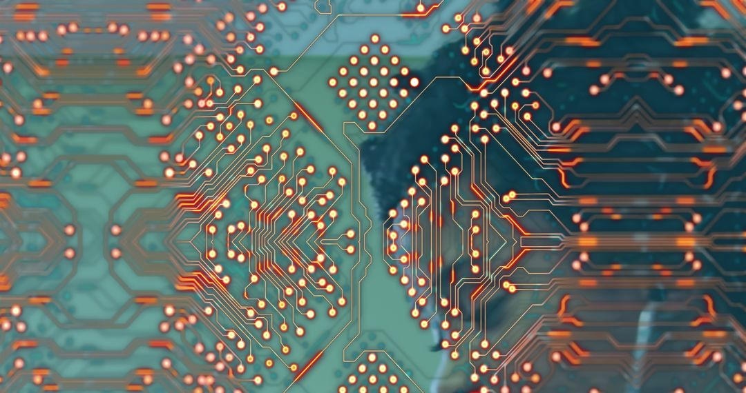 Digital Interface Overlay on Healthcare Professionals