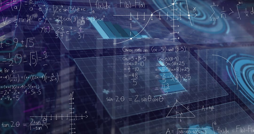 Augmented Reality Interface Displaying Complex Math Formulas