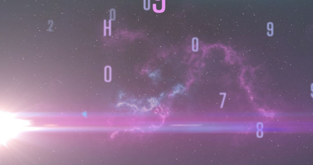 Surreal Floating Numbers with Cosmic Background