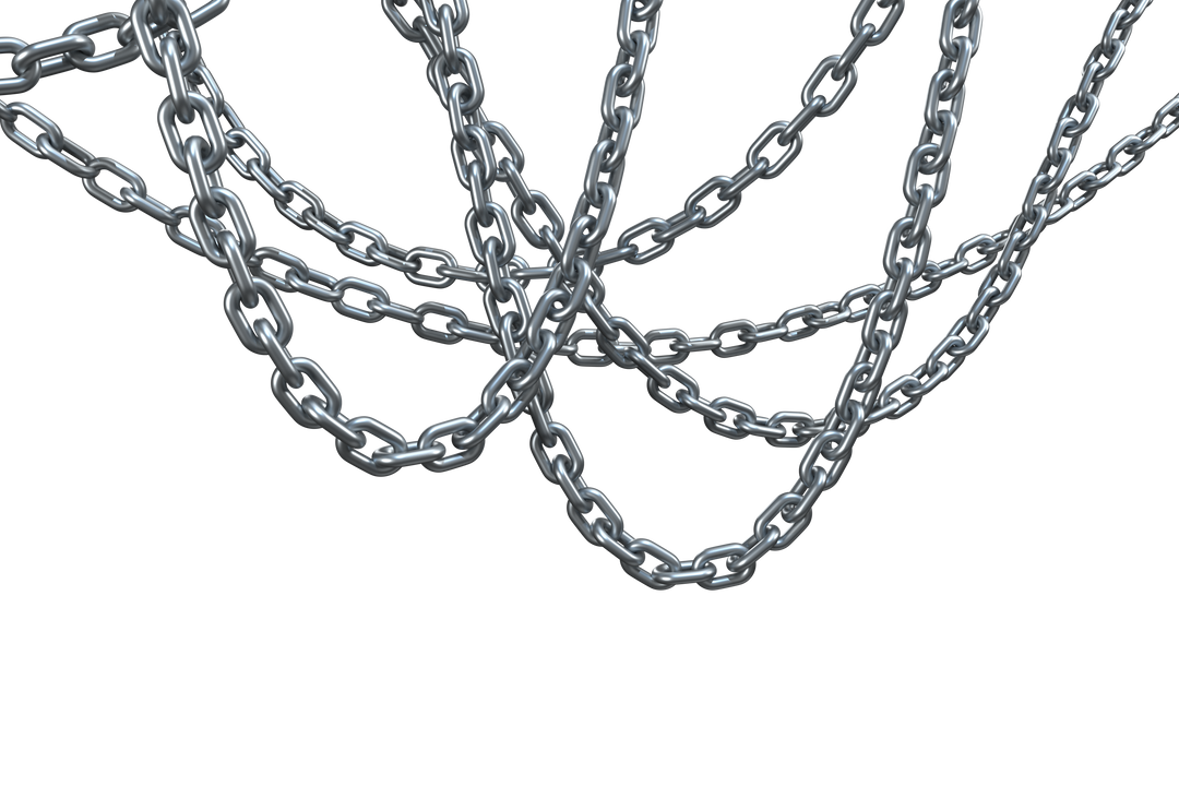 Transparent Metallic Chains Overlapping and Hanging Surfaces - Download Free Stock Images Pikwizard.com