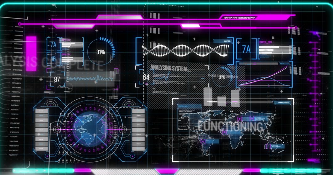 Futuristic Digital Interface Analyzing System