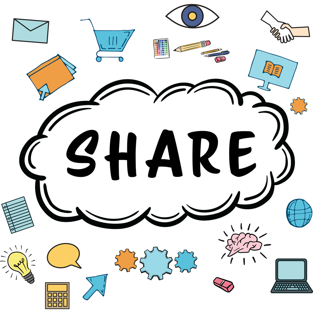 Network Communication Concepts on Transparent Background