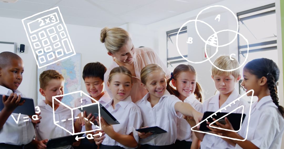 Diverse Classroom Incorporating Technology in Mathematics Lesson