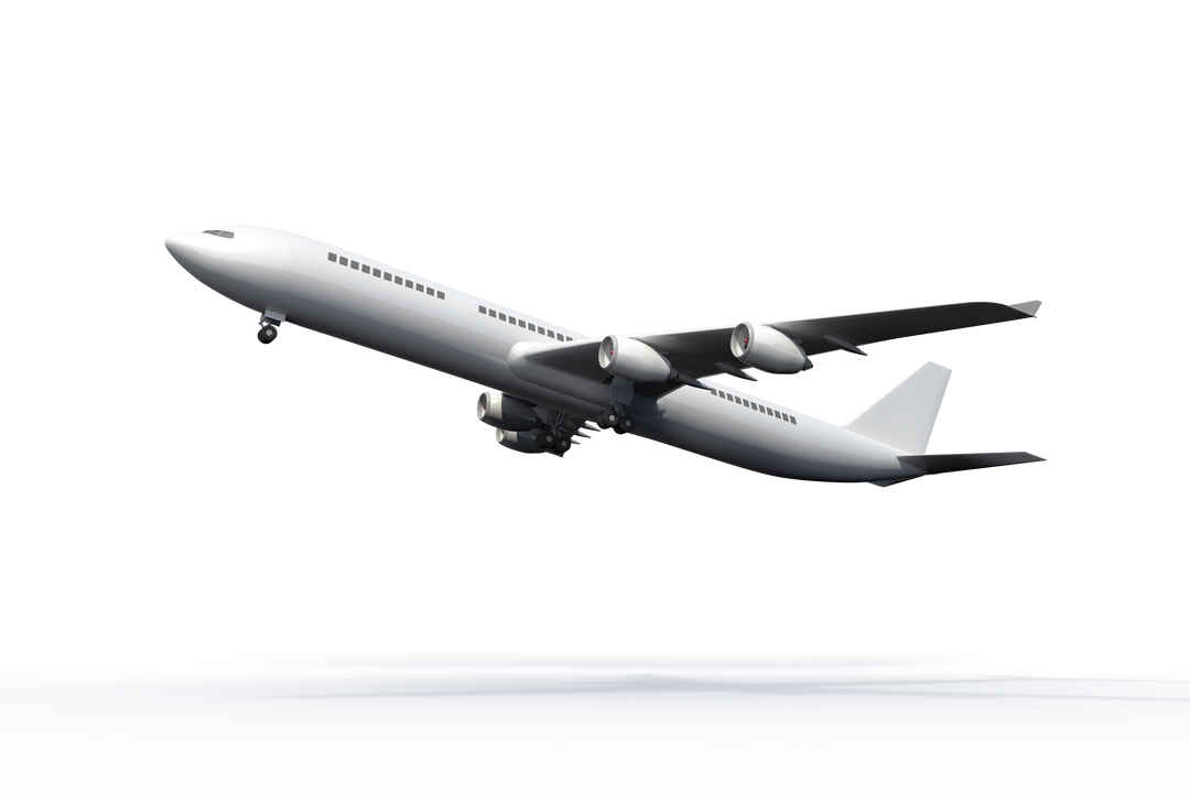 White Aircraft Taking Off Transparent Background - Download Free Stock Images Pikwizard.com