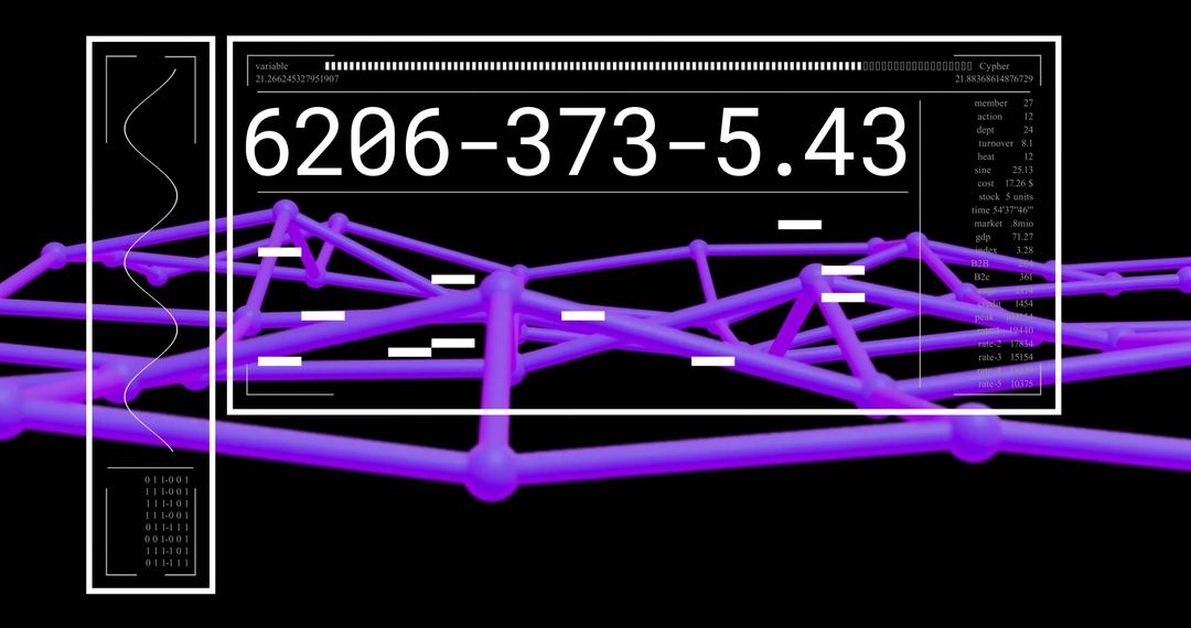 Visualizing Data Processing in Digital Networks - Free Images, Stock Photos and Pictures on Pikwizard.com