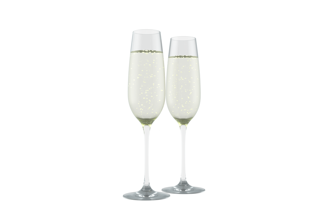 Transparent Two Glasses of Sparkling Champagne Illustration for Celebration - Download Free Stock Images Pikwizard.com