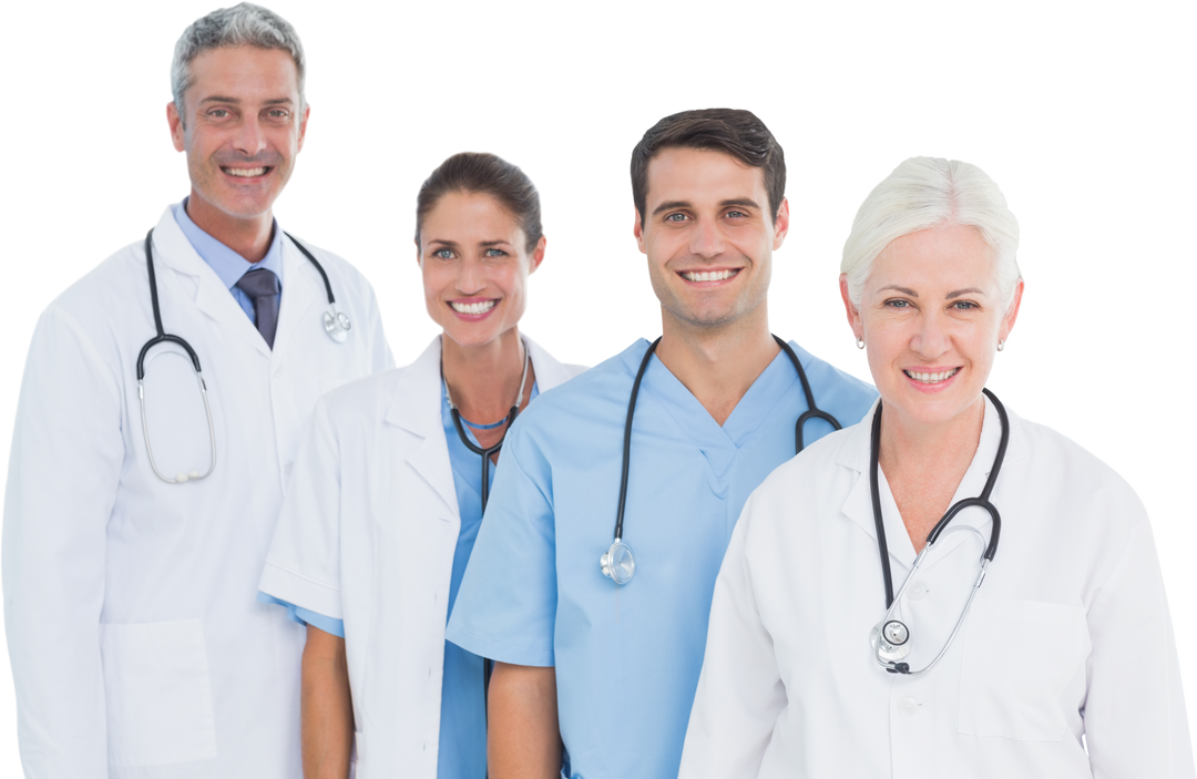 Confident Medical Team Portrait on Transparent Background - Download Free Stock Images Pikwizard.com