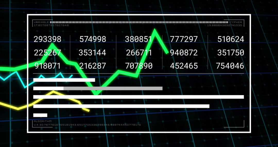 Digital Dashboard with Colorful Data Visualization