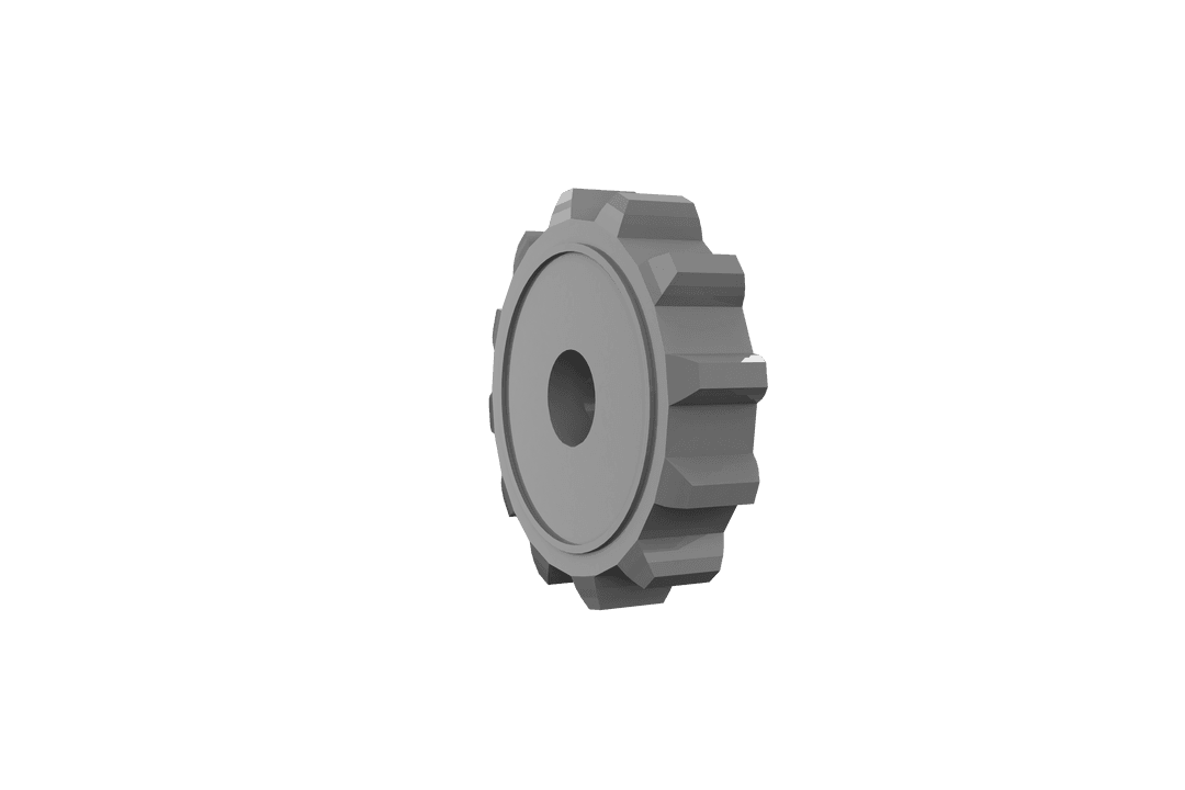 Digital Cog Wheel Vector on Transparent Background