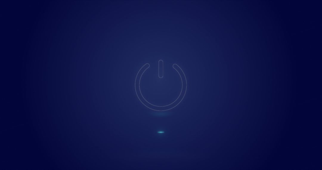 Digital Power Button with Minimalist Design