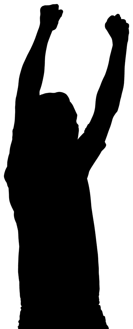 Transparent Silhouette of Male Football Player Vector on Clear Background