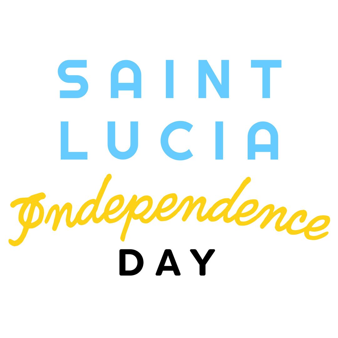 Saint Lucia Independence Day Graphic Design