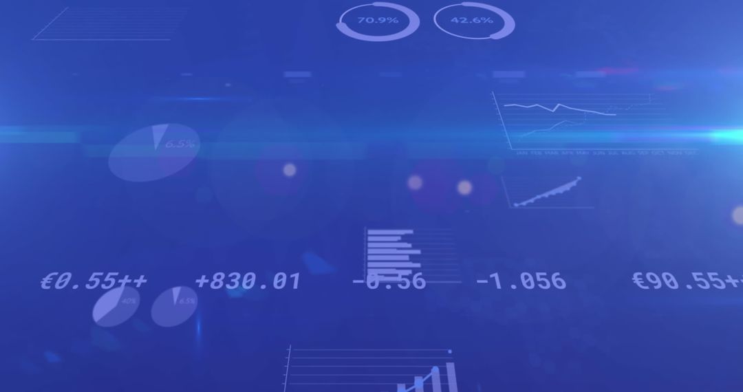 Digital Futuristic Data Interface Abstract