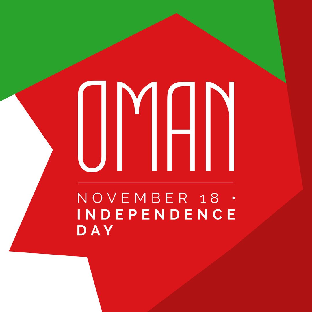 Oman Independence Day Celebration Banner Design
