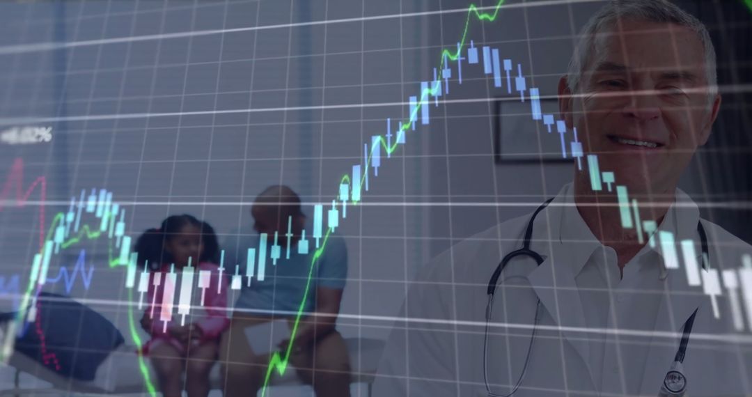 Doctor Analyzing Digital Health Data Trends