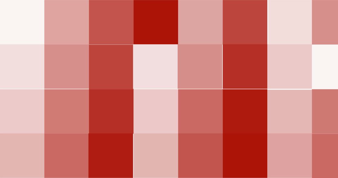 Red and White Pixelated Pattern Design Concept