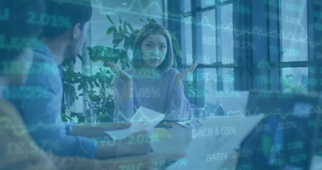 Diverse Team Discussing Financial Data Workflow Concept