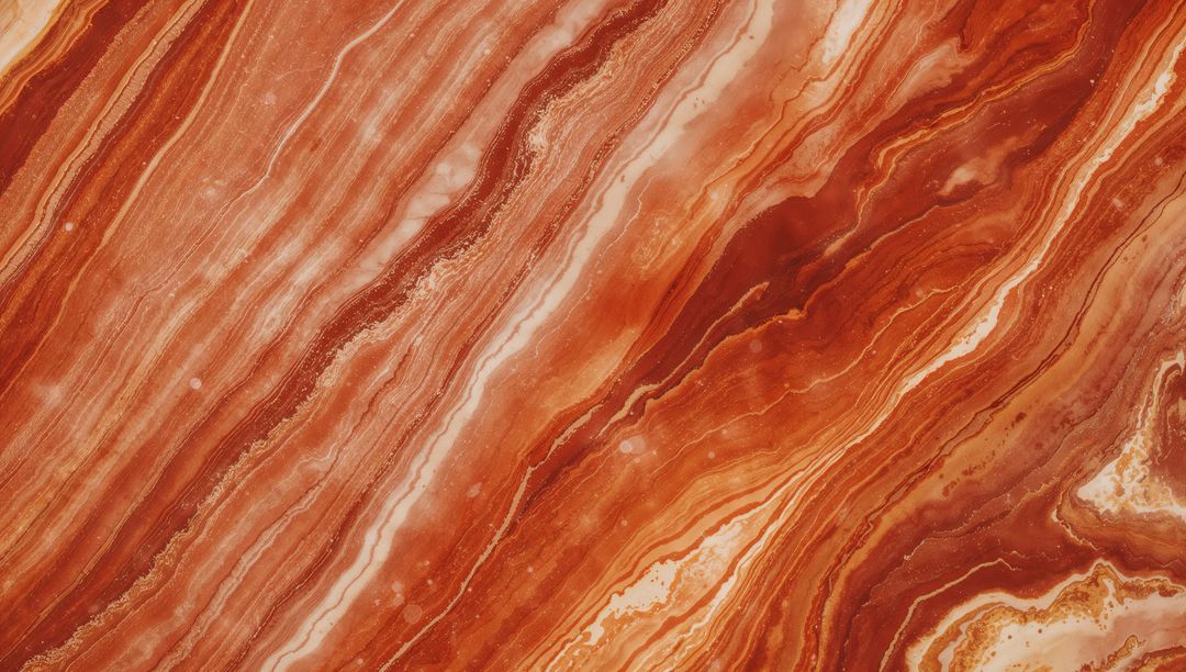 Elegant Red and White Marble with Swirling Veins