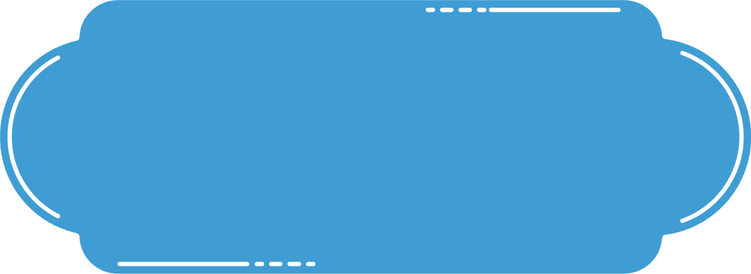 Blue Badge Design with Transparent Background