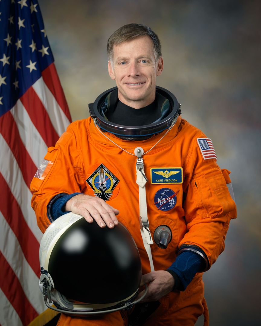 NASA astronaut Chris Ferguson Official Individual ACES suit photo - Free Images, Stock Photos and Pictures on Pikwizard.com
