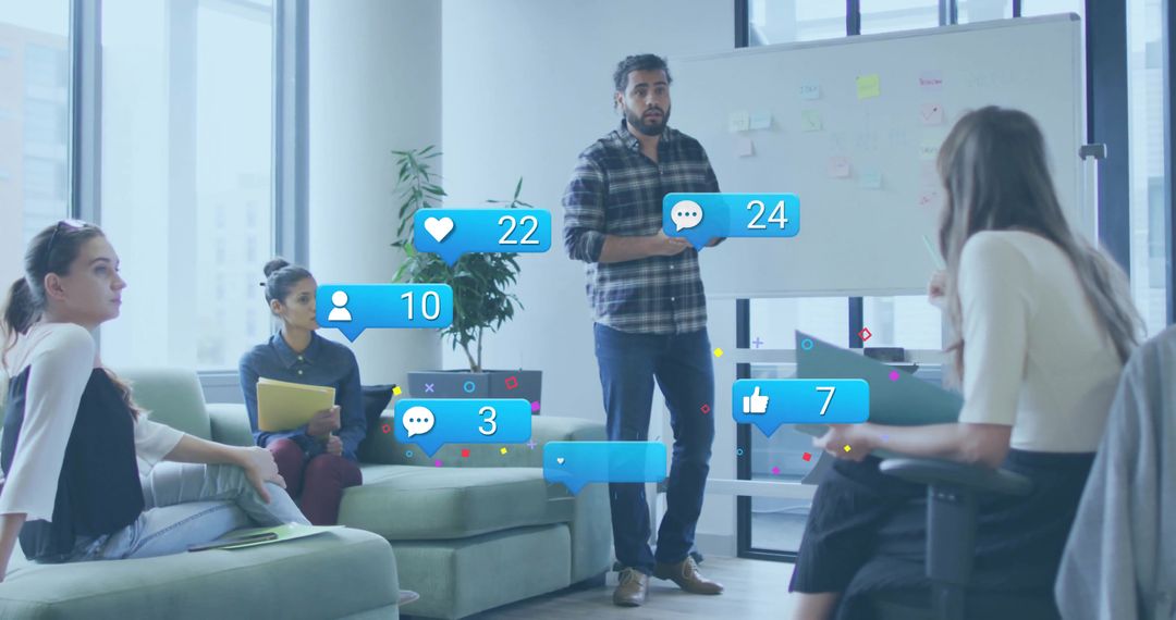 Team Collaboration with Social Media Integration Features