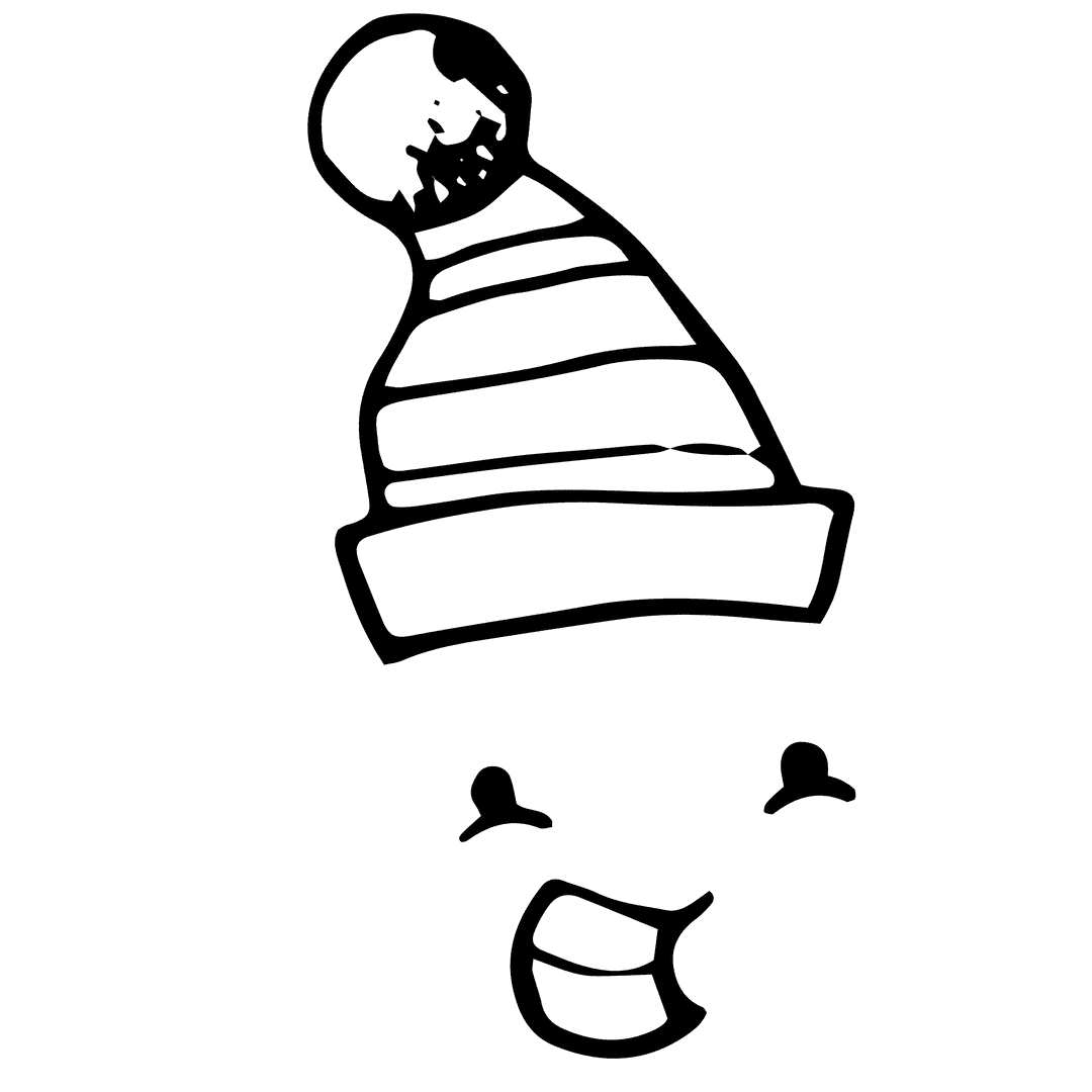 Illustration Transparent Winter Accessories Eye Design