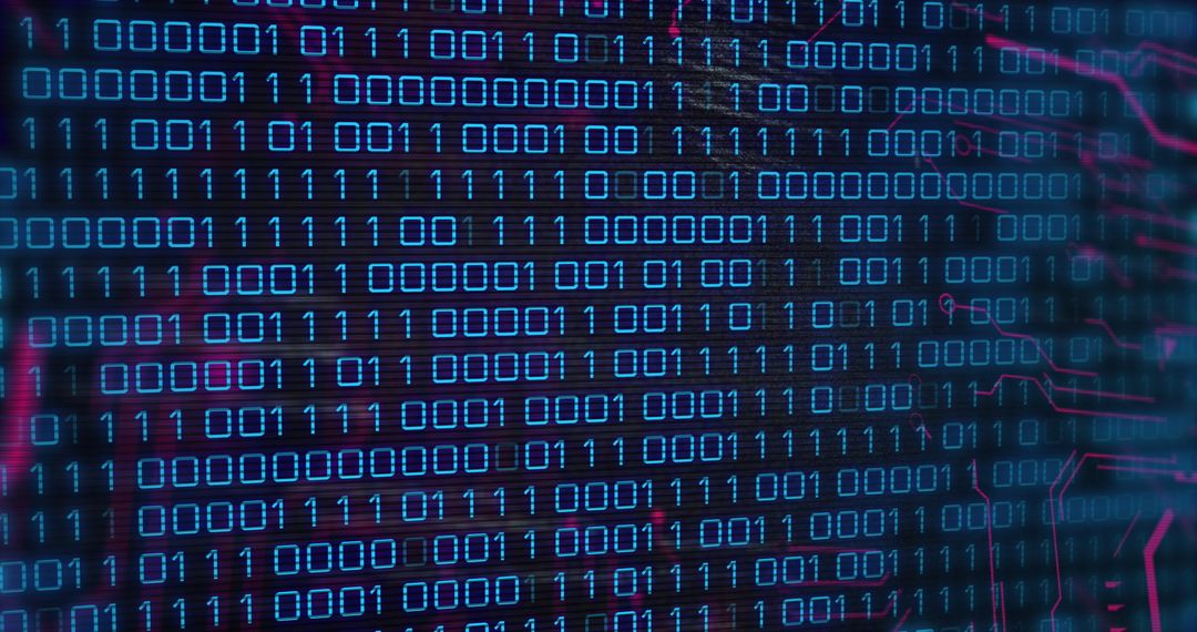 Binary Code Display for Cyber Technologies and Data Analysis - Free Images, Stock Photos and Pictures on Pikwizard.com
