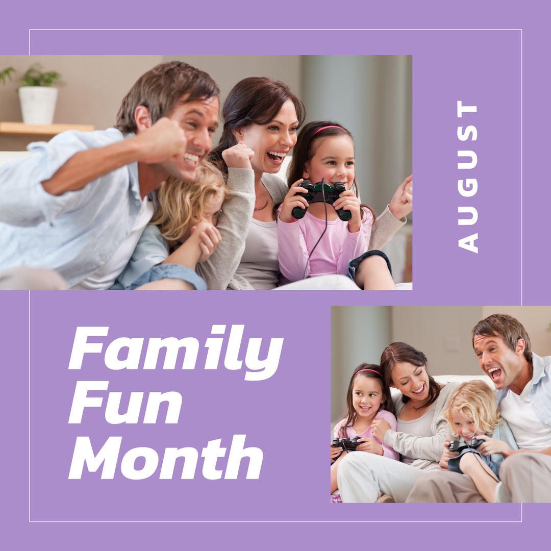 Family Fun Month Celebration in August with Joyful Gaming at Home