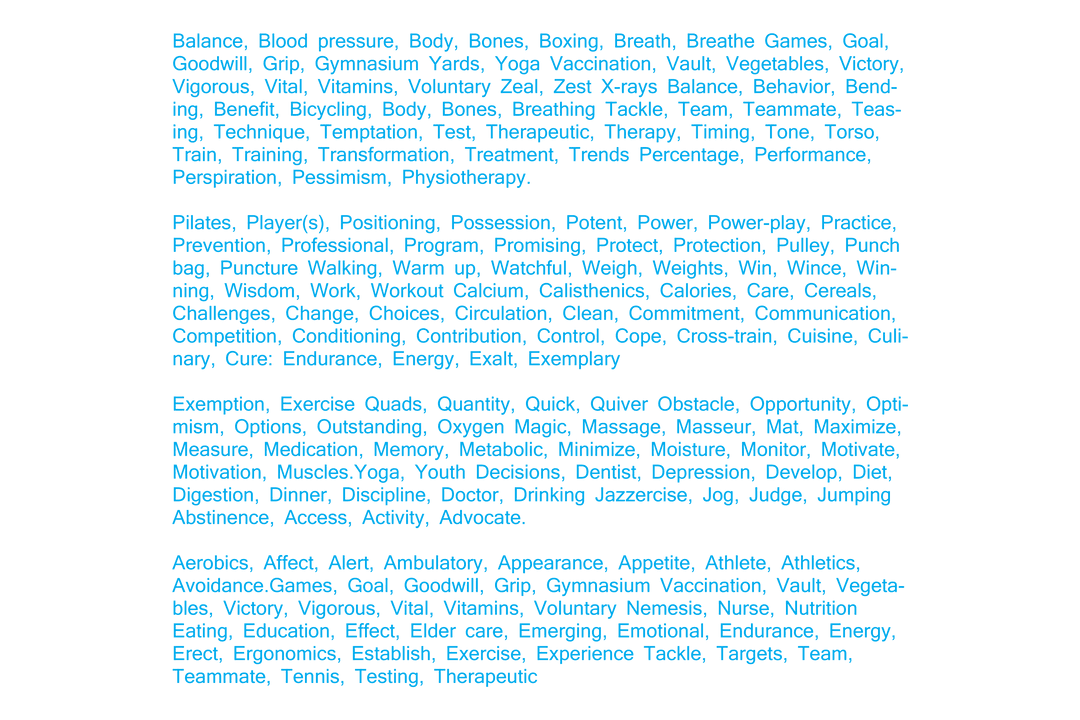 Blue Text Illustration on Transparent Background