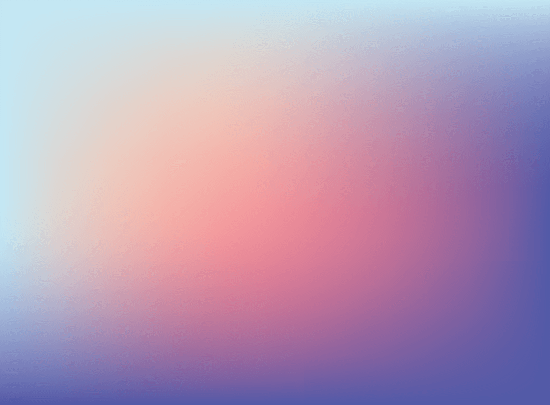 Blue and Orange Gradient Card Transparent Background Design