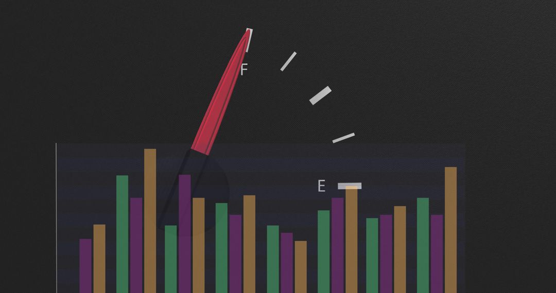 Futuristic dashboard displaying data analysis graphs