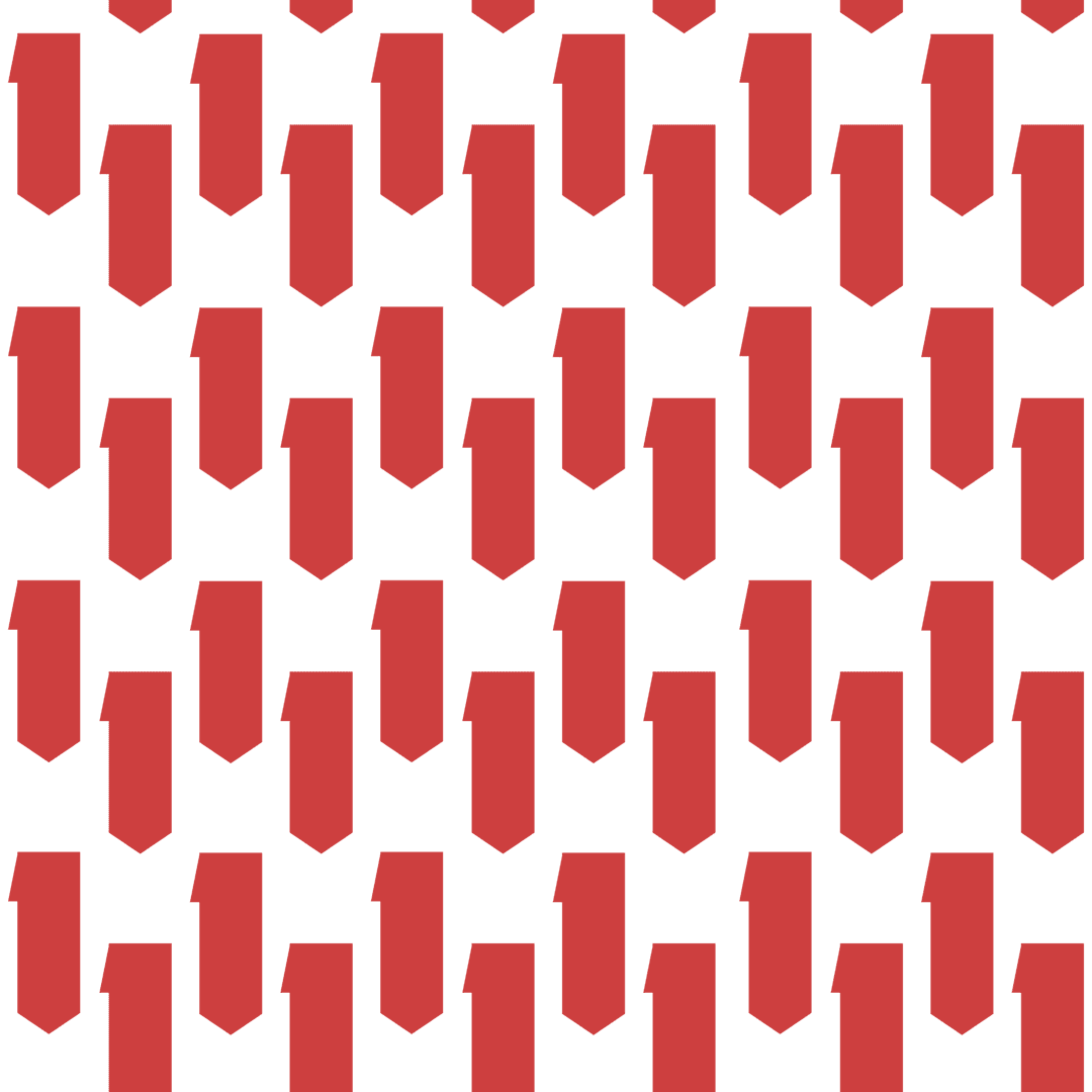 Red Geometric Shape Pattern on Transparent Background