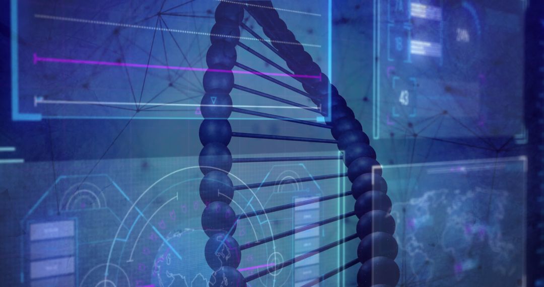 Virtual DNA Sequence with Digital Analysis in Futuristic Laboratory
